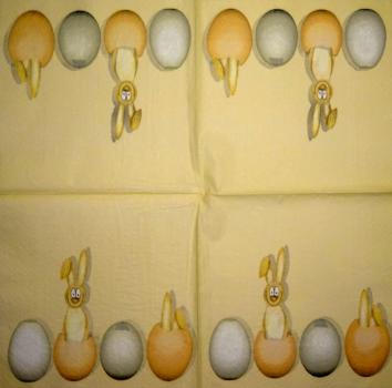 184 Rabbits:  unnatürlich - 3-ply - 35x35 cm